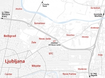 Zemljevid - Ljubljana